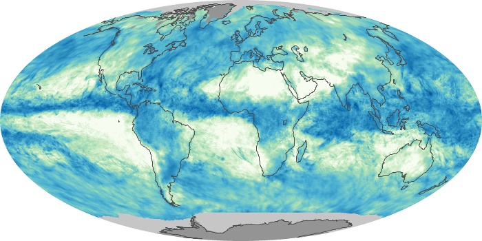 Global Map Total Rainfall Image 149