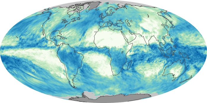 Global Map Total Rainfall Image 152