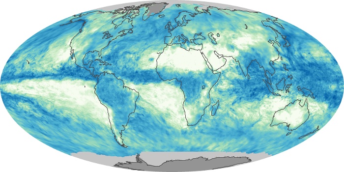 Global Map Total Rainfall Image 161