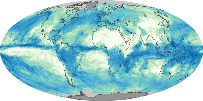 Global Map Total Rainfall Image 164