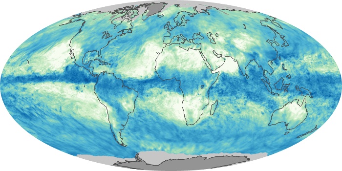 Global Map Total Rainfall Image 168