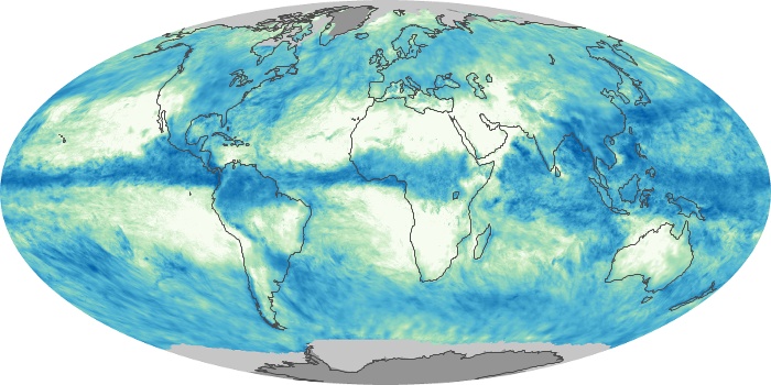 Global Map Total Rainfall Image 169