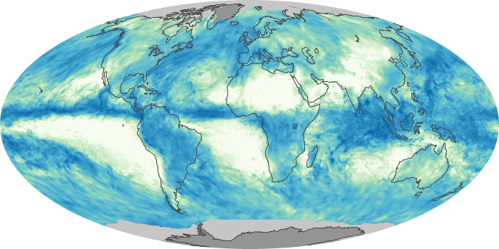 Global Map Total Rainfall Image 174