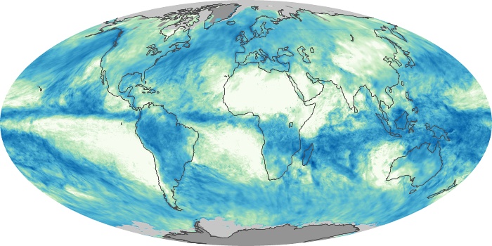 Global Map Total Rainfall Image 176