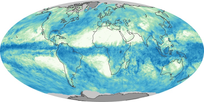 Global Map Total Rainfall Image 179