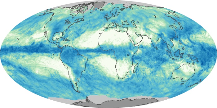 Global Map Total Rainfall Image 180