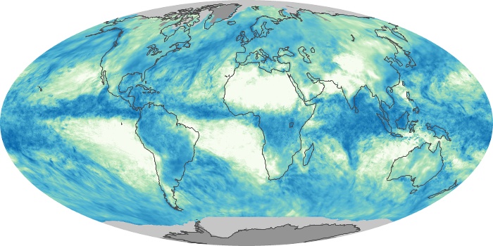 Global Map Total Rainfall Image 186