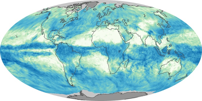 Global Map Total Rainfall Image 191