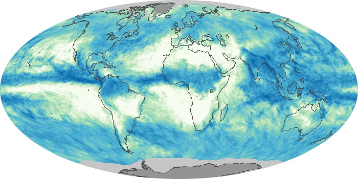 Global Map Total Rainfall Image 194