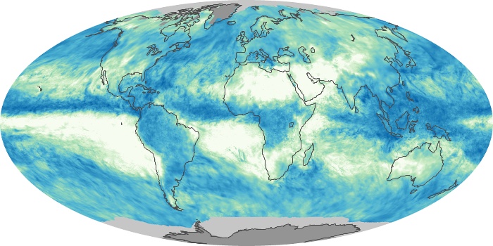Global Map Total Rainfall Image 197
