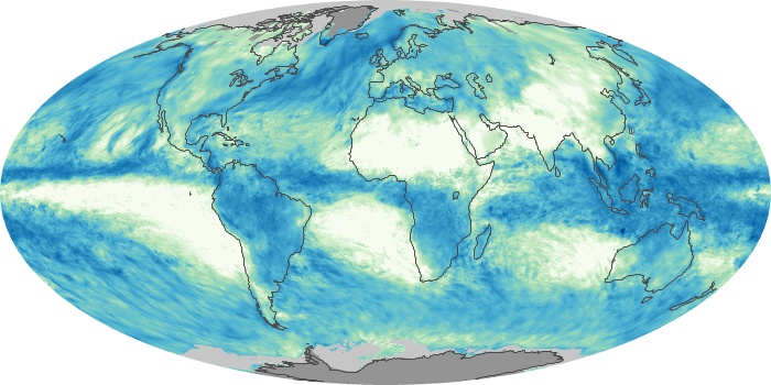 Global Map Total Rainfall Image 199