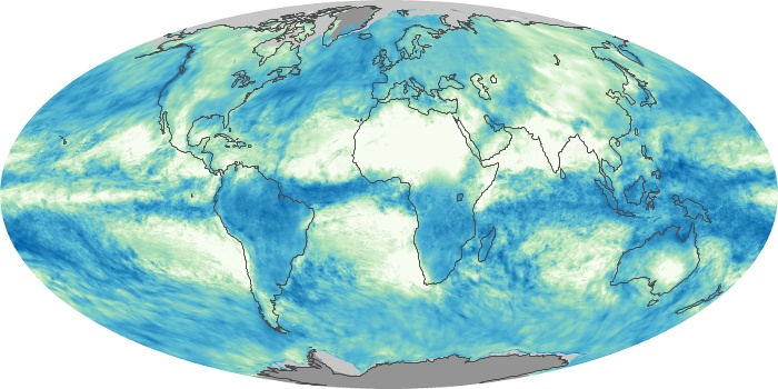 Global Map Total Rainfall Image 201