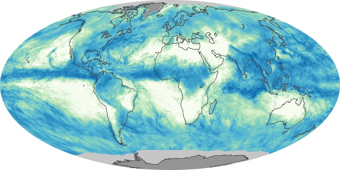 Global Map Total Rainfall Image 207