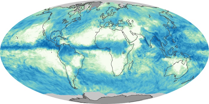 Global Map Total Rainfall Image 217