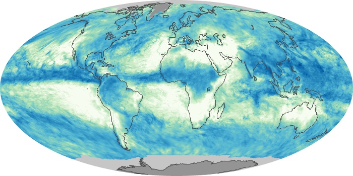 Global Map Total Rainfall Image 219