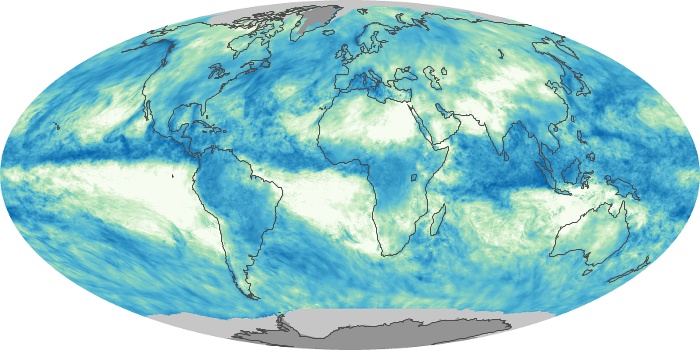 Global Map Total Rainfall Image 221