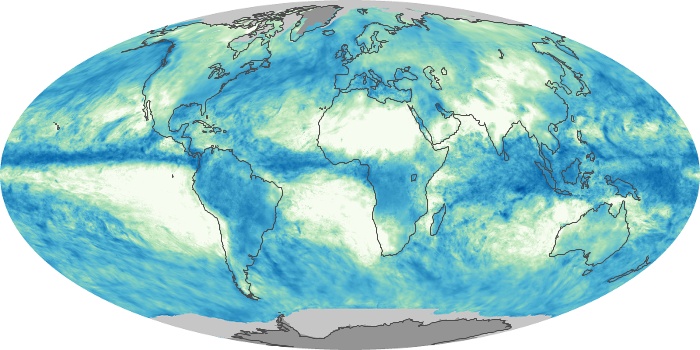 Global Map Total Rainfall Image 222