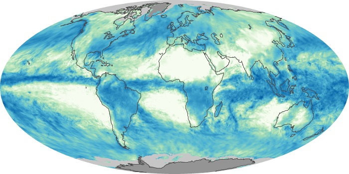 Global Map Total Rainfall Image 223