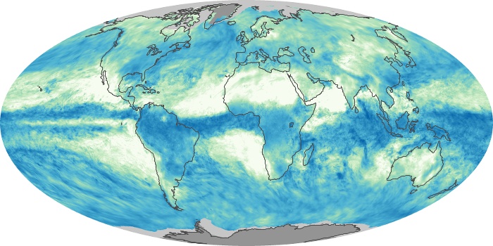 Global Map Total Rainfall Image 227