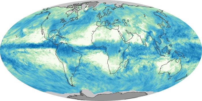 Global Map Total Rainfall Image 228