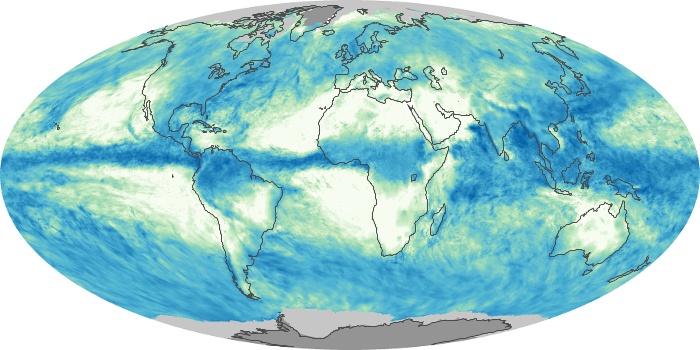 Global Map Total Rainfall Image 229