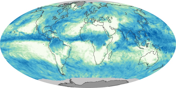 Global Map Total Rainfall Image 231