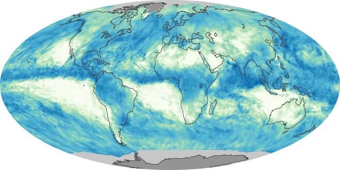 Global Map Total Rainfall Image 233
