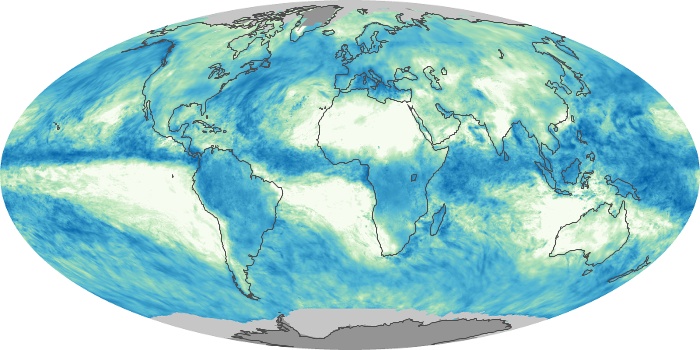 Global Map Total Rainfall Image 234