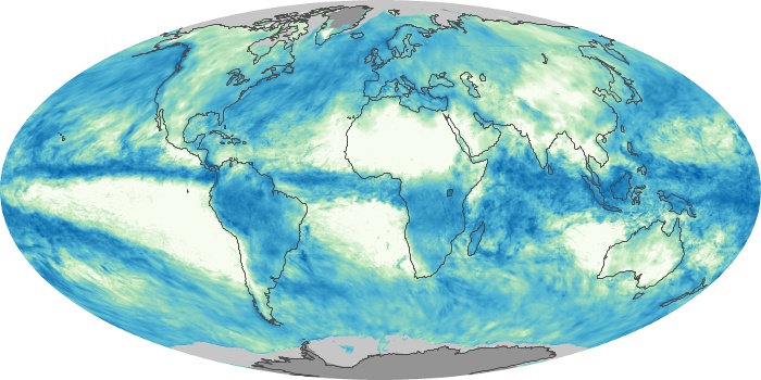 Global Map Total Rainfall Image 235