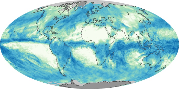 Global Map Total Rainfall Image 236