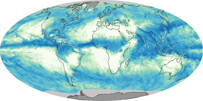 Global Map Total Rainfall Image 242