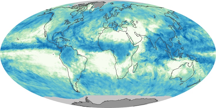 Global Map Total Rainfall Image 244