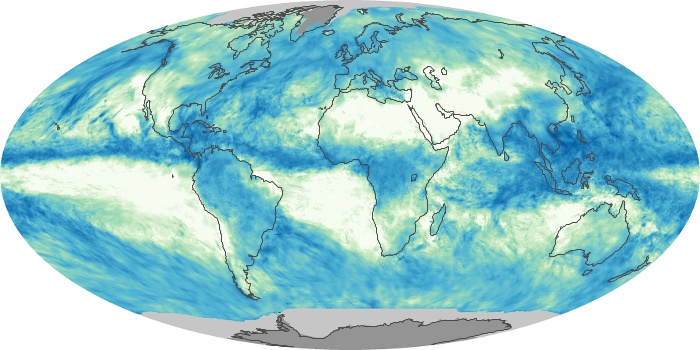 Global Map Total Rainfall Image 245