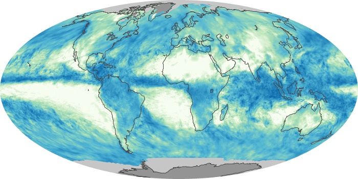Global Map Total Rainfall Image 246