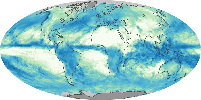 Global Map Total Rainfall Image 248