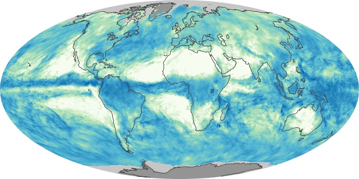 Global Map Total Rainfall Image 251