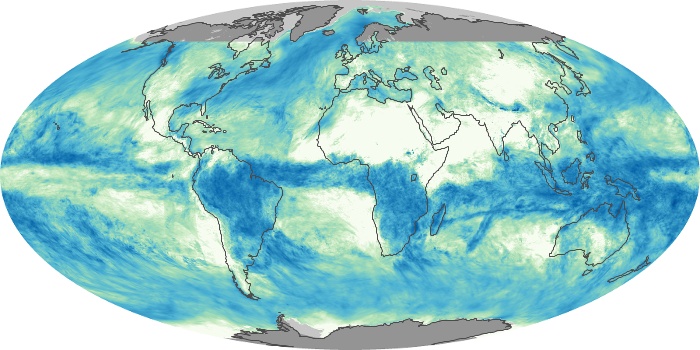 Global Map Total Rainfall Image 273