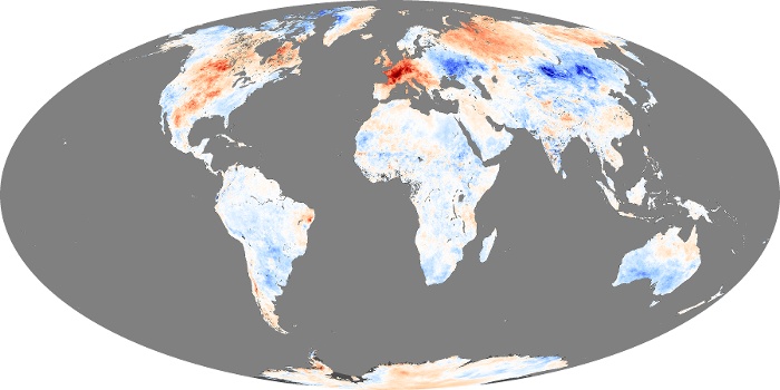 Global Map Land Surface Temperature Anomaly Image 43