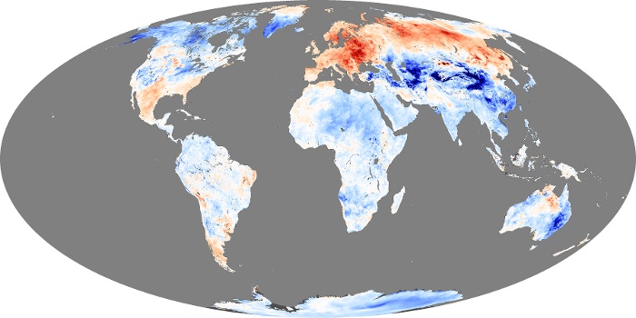 Global Map Land Surface Temperature Anomaly Image 20