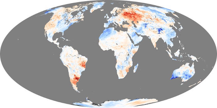 Global Map Land Surface Temperature Anomaly Image 29