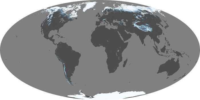 Global Map Snow Cover Image 3