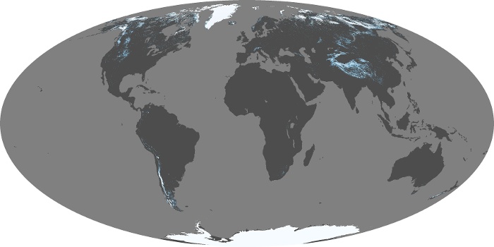 Global Map Snow Cover Image 7