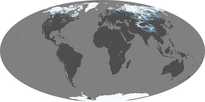 Global Map Snow Cover Image 8
