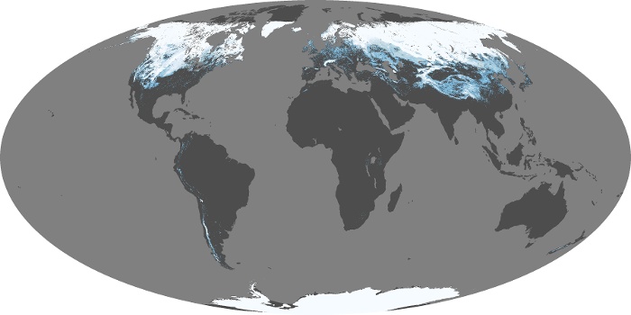 Global Map Snow Cover Image 9