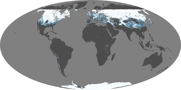 Global Map Snow Cover Image 10