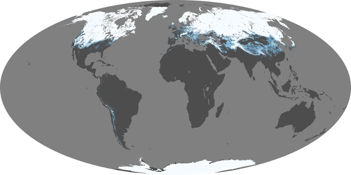 Global Map Snow Cover Image 12