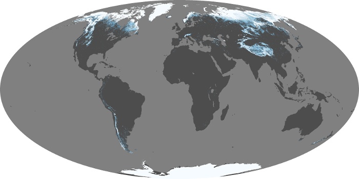 Global Map Snow Cover Image 15