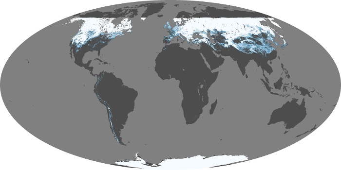 Global Map Snow Cover Image 22