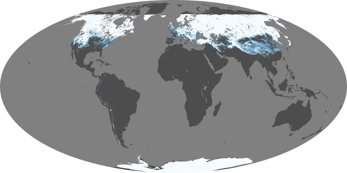 Global Map Snow Cover Image 23