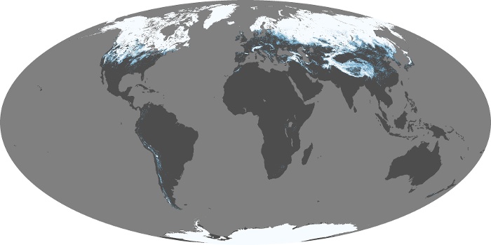Global Map Snow Cover Image 25